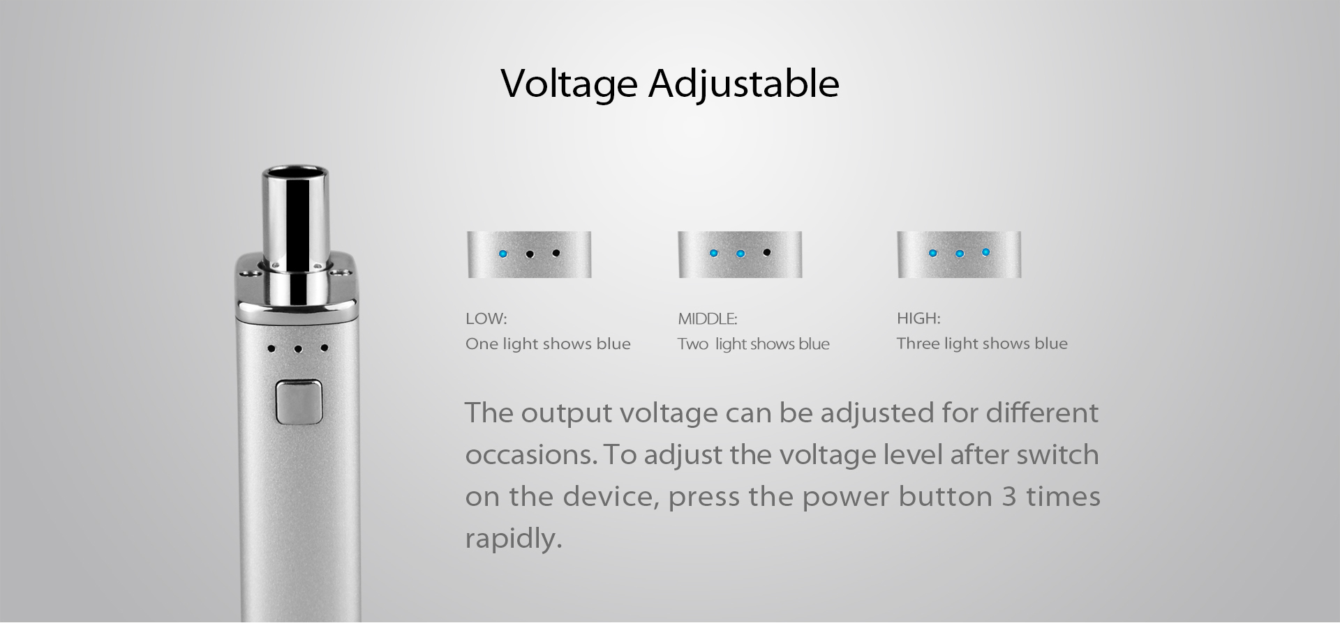 Yocan Hive 2.0 is a Variable Voltage Mini Box Mod