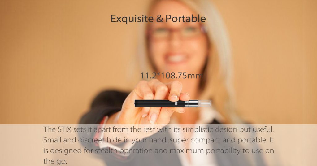 Yocan Stix leak-proof juice vape pen is a new ultra lightweight vape mod.
