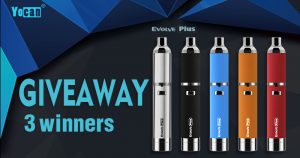 Yocan Evolve Plus Vape Pen Giveaway [April] 2