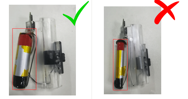 Copy version: lithium-polyme 801345 battery Yocan Original: 13450 battery