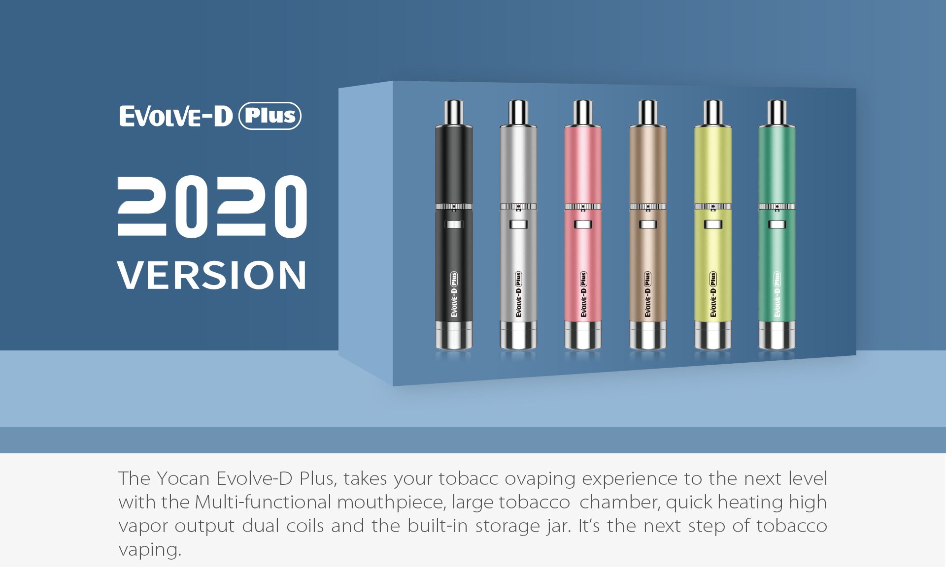 Yocan Evolve-D Plus Vaporizer, Herb Pen