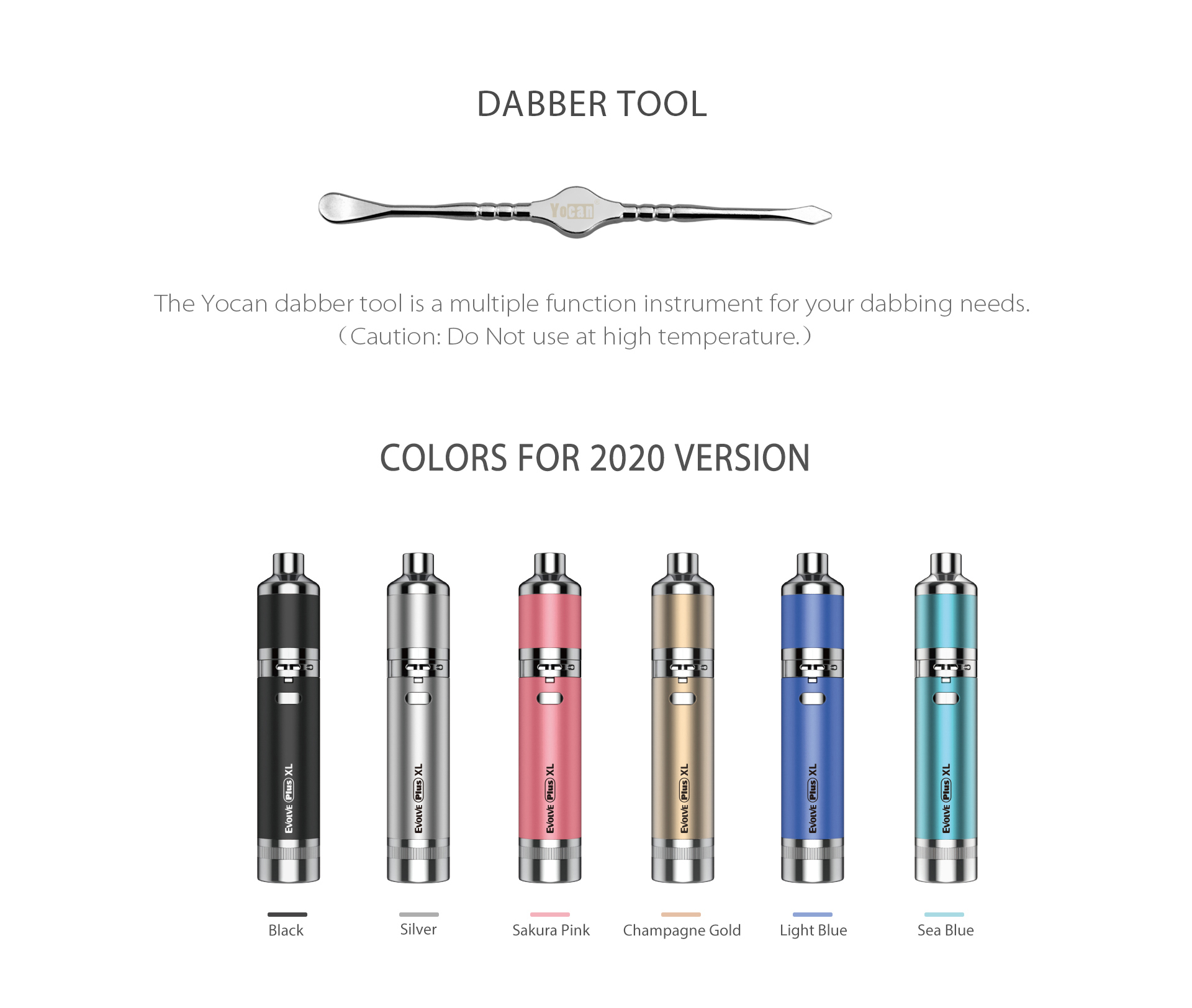 The Yocan dabber tool is a multiple function instrument for your dabbing needs.