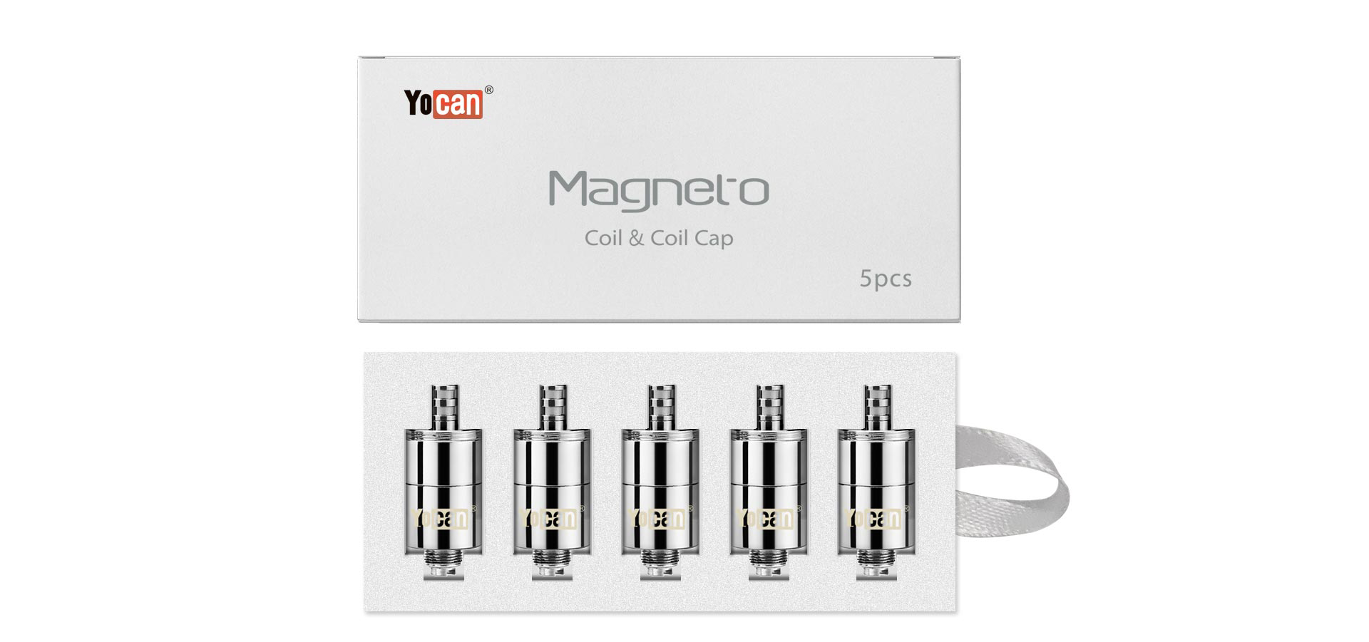 Yocan Magneto coil & coil cap - 5 pcs - 2020 version package box - 2