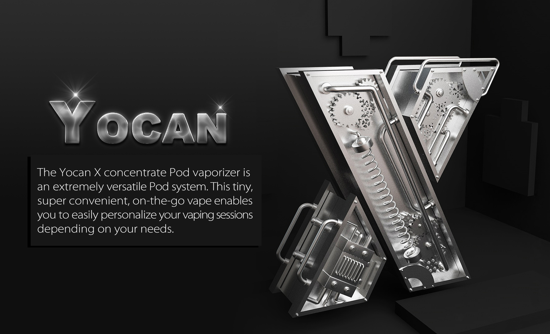Yocan X Pod System enables you easily personalize your vaping sessions depending on your needs.