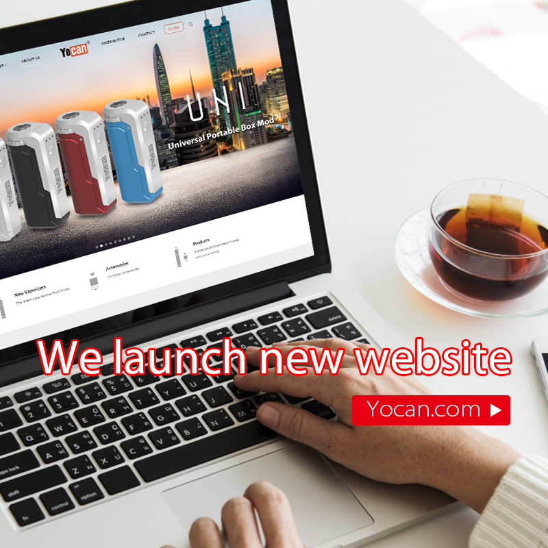 Yocan Launch New Website Official Announce! Yocan.com