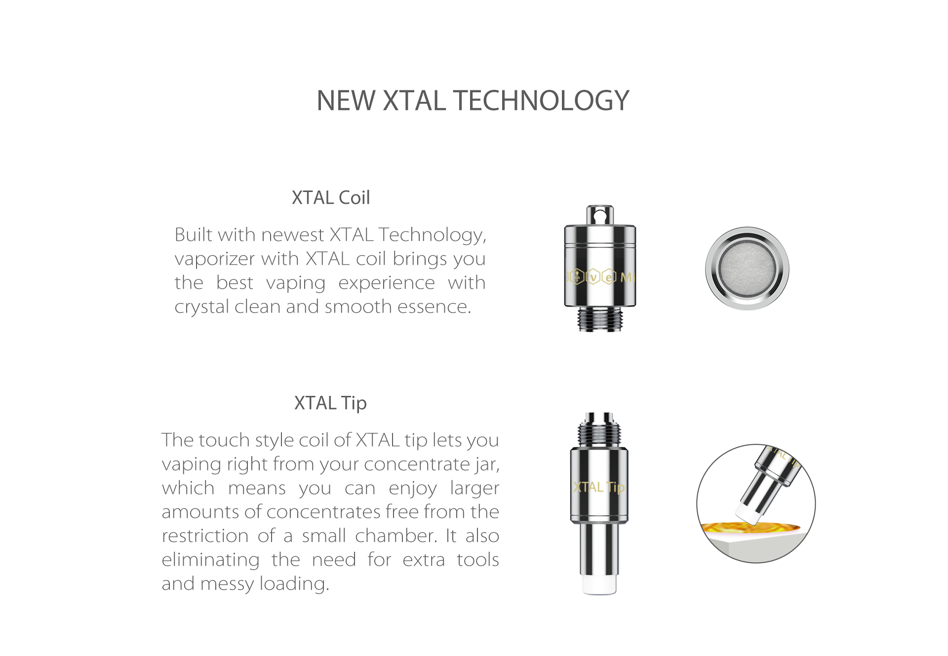 Yocan Dive Mini vaporizer comes with new XTAL technology.