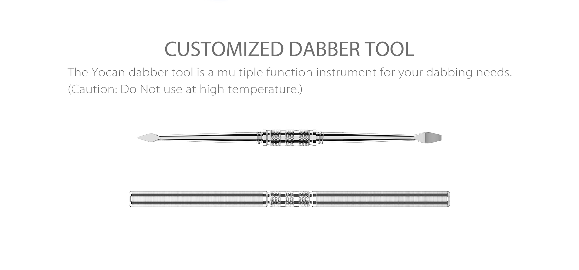 Yocan Falcon Vaporizer comes with multiple function dabber tool.