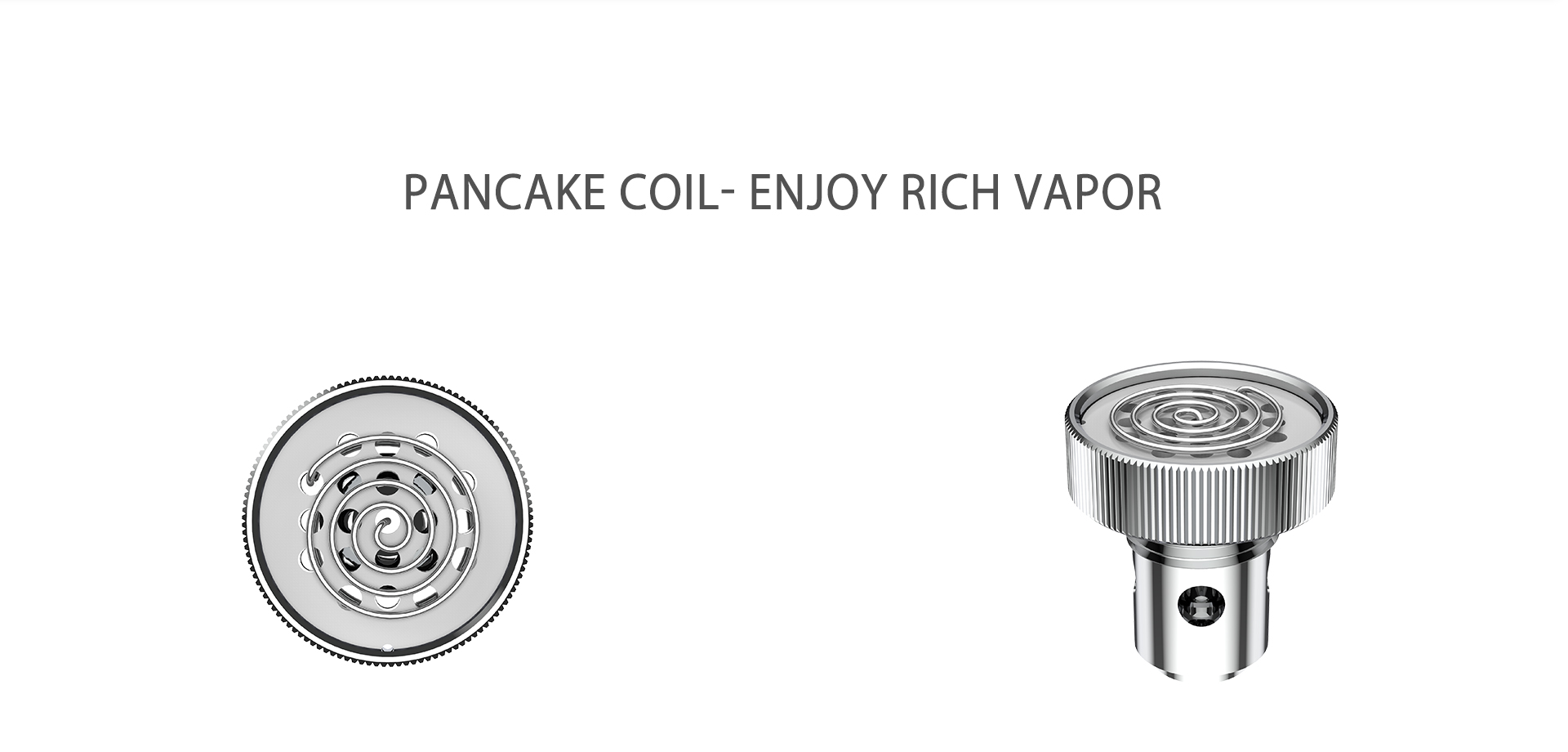 Yocan Evolve-D vaporizer pen 2020 version features pancake dual coil, enjoy rich vapor.