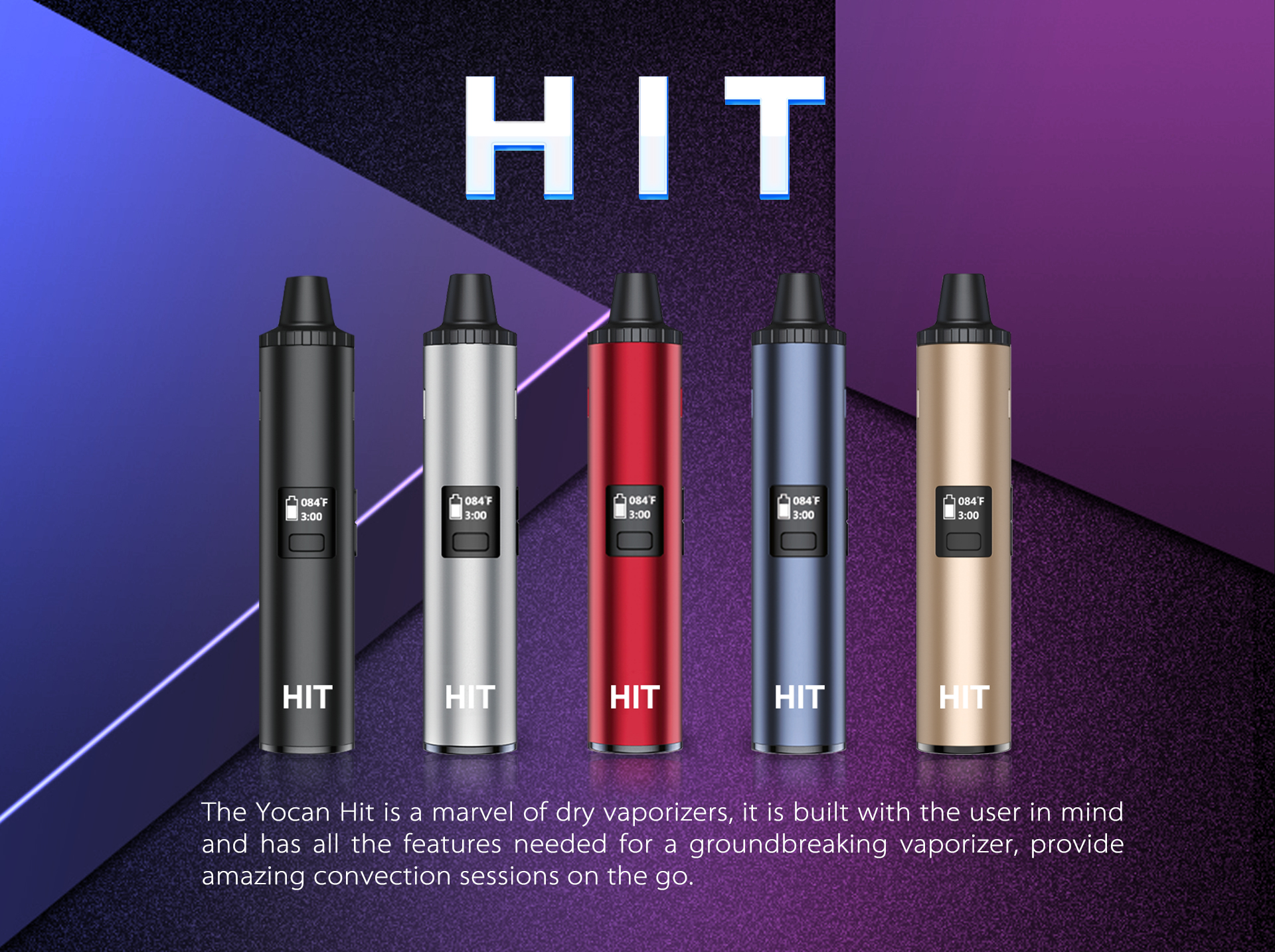 The Yocan Hit is a marvel of dry vaporizer.