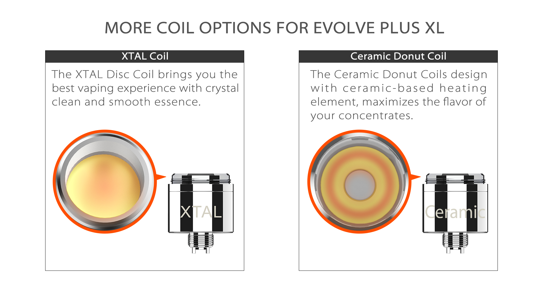 Yocan Evolve Plus XL Vaporizer 2020 version new coils