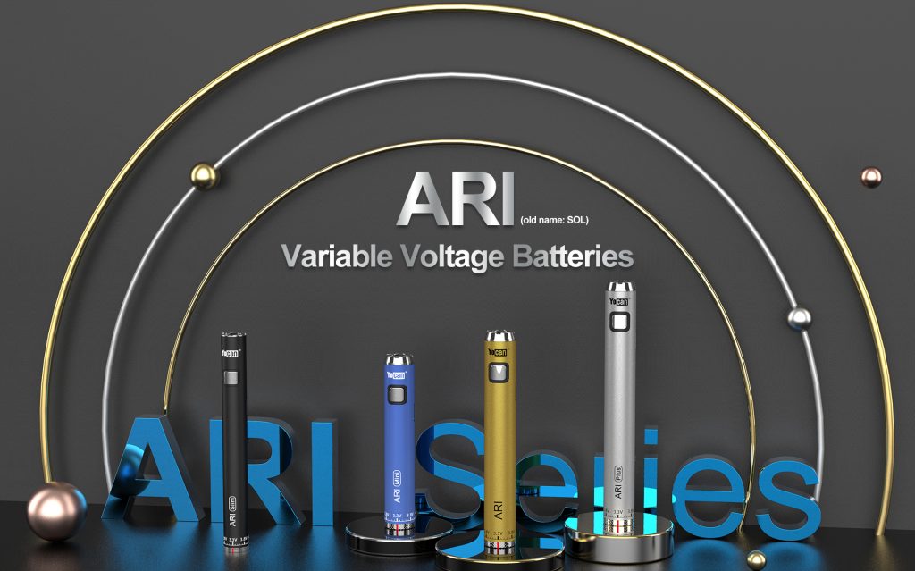 Yocan ARI series Twist Variable Voltage Vape Batteries Yocan® Official