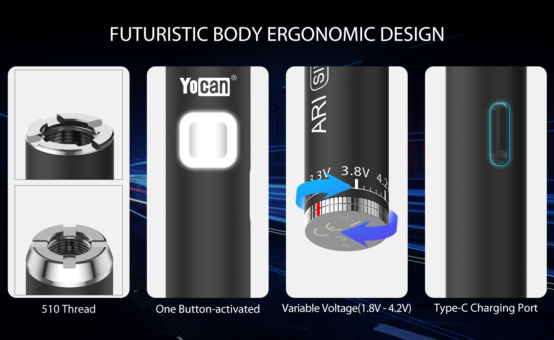 Yocan SOL Series Dab Pen Battery