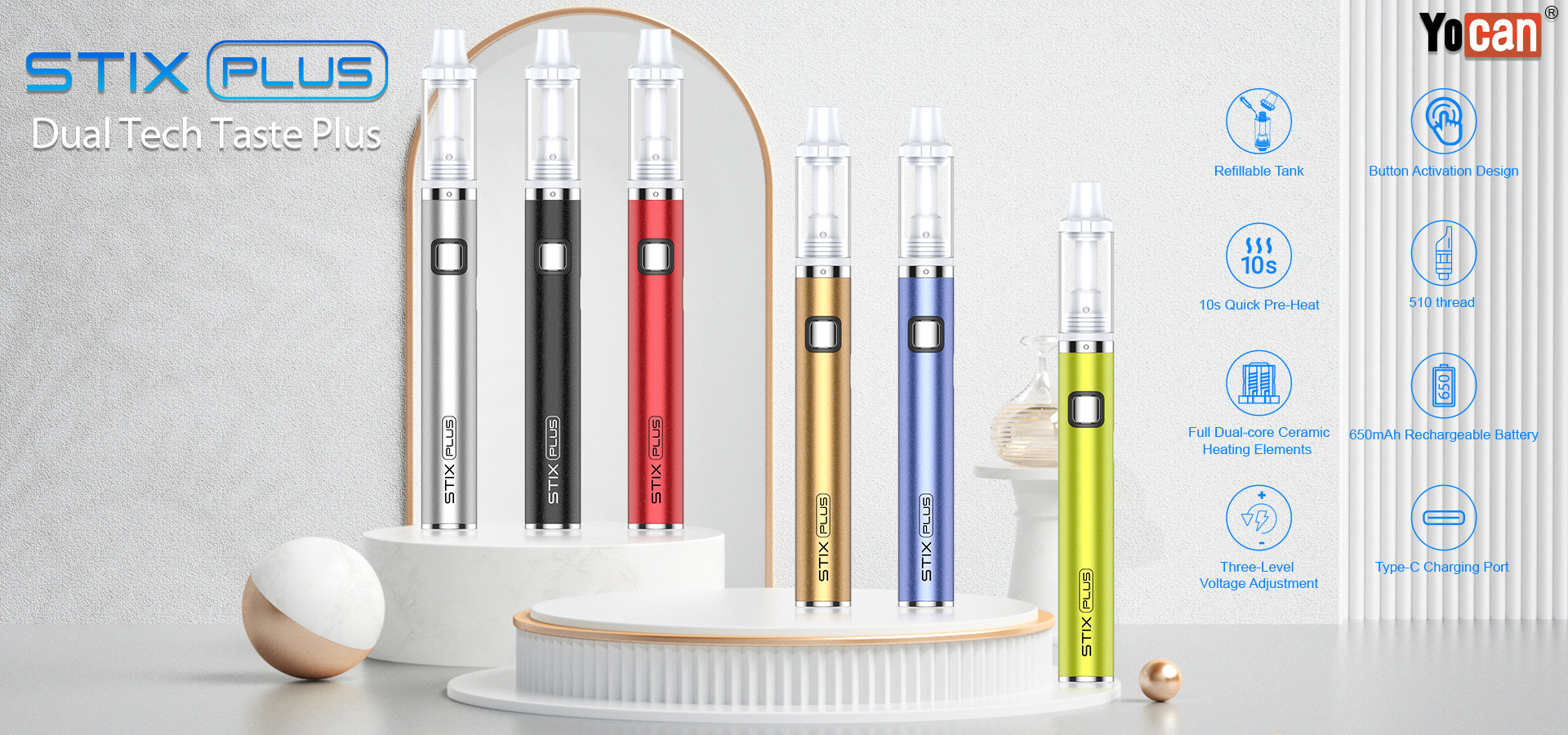 Yocan Tech releases Yocan Stix Plus Yocan Official News