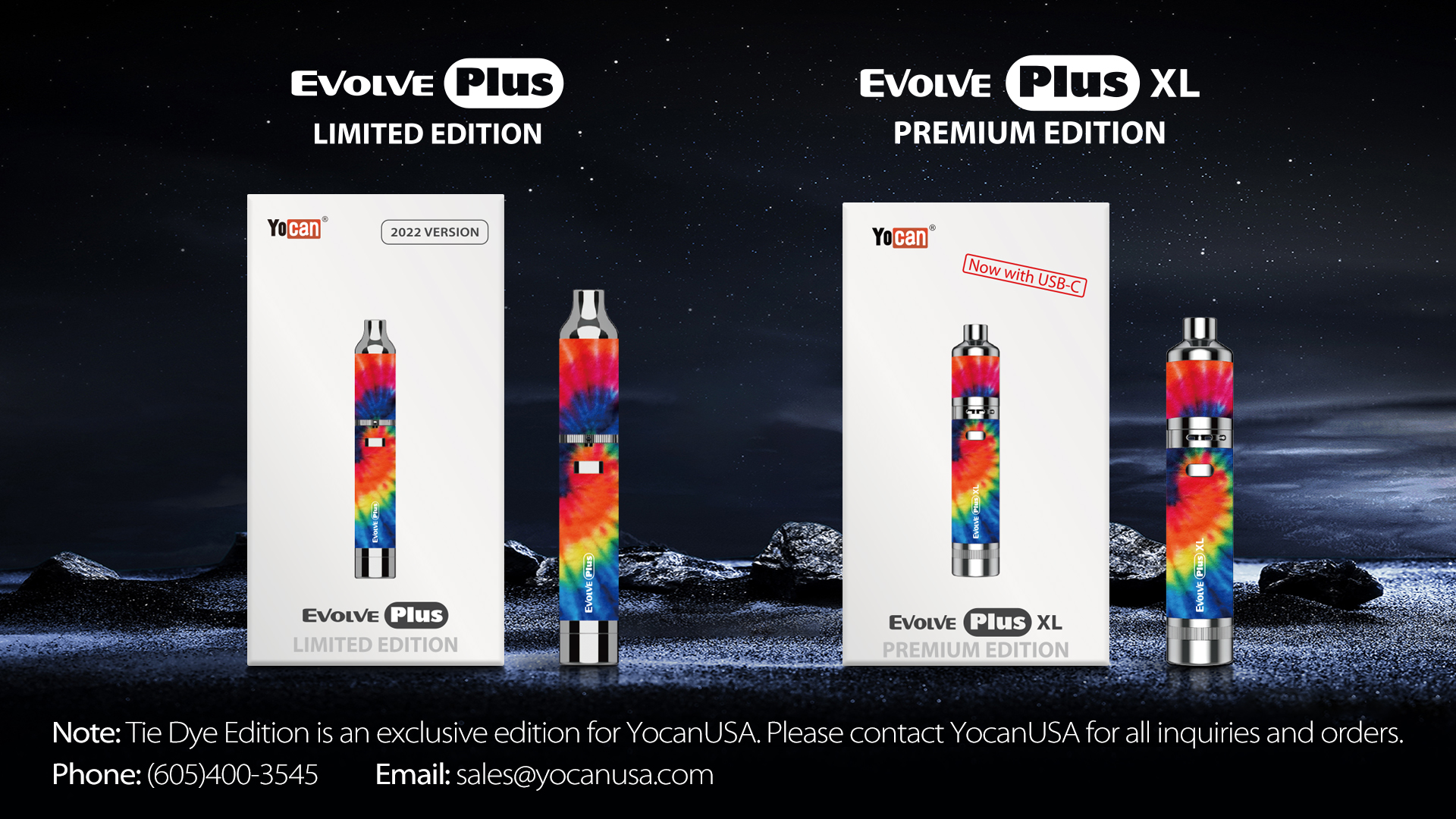 Yocan vaporizer Tie Dye Edition