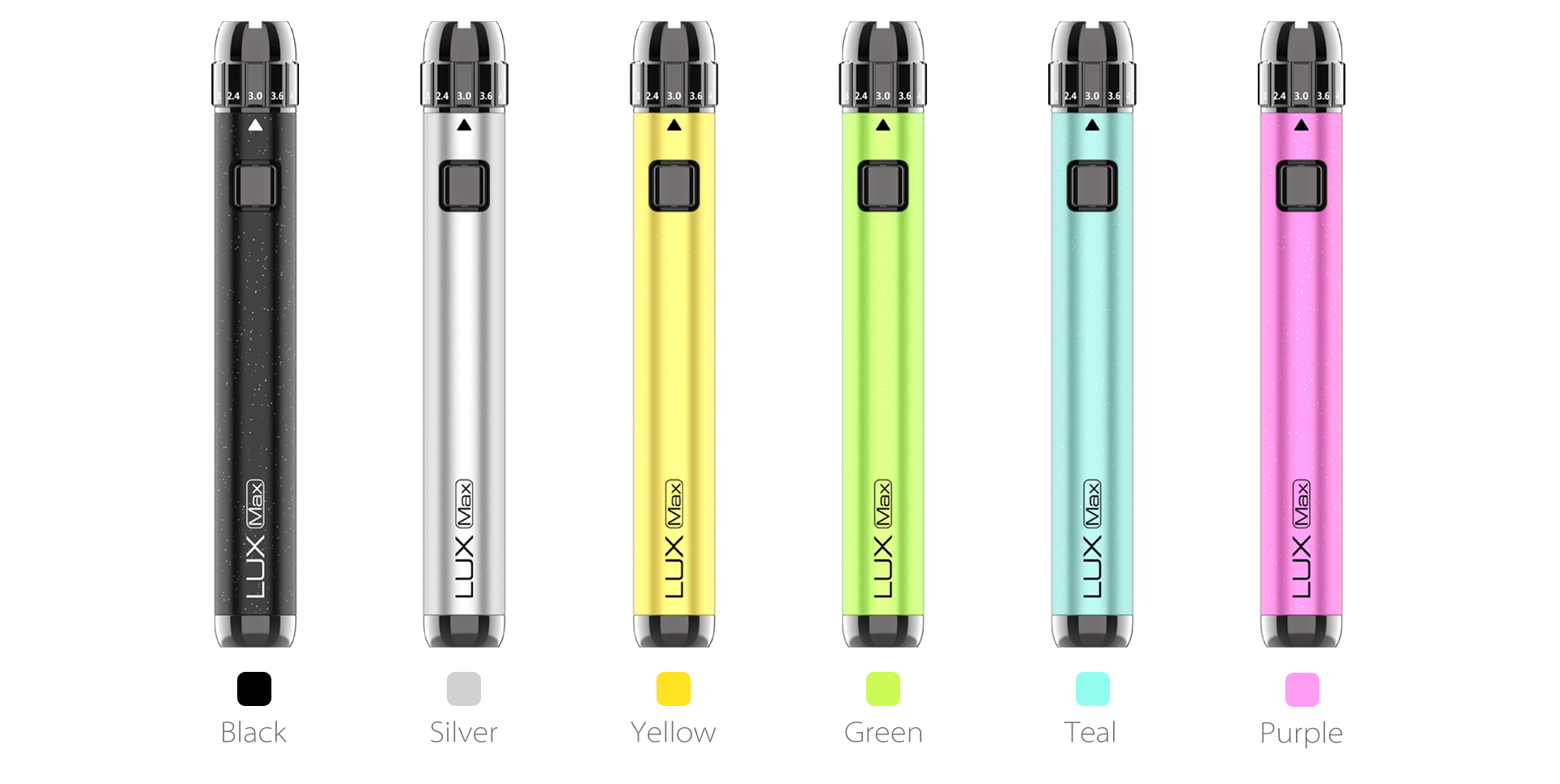 The color of Yocan LUX Max 510 Threaded Vape Pen Battery