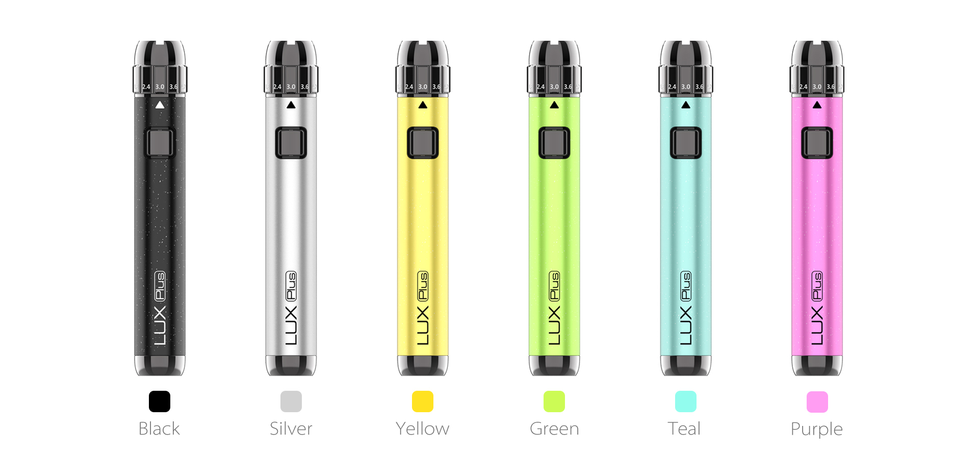 The color of Yocan LUX Plus 510 Threaded Vape Pen Battery