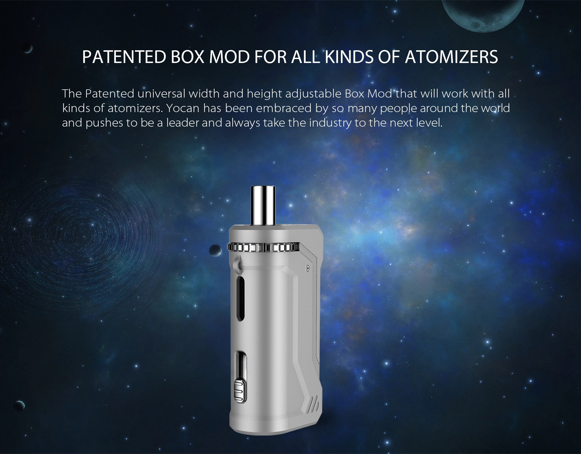 The Yocan UNI Pro Patented Box Mod Matching All Styles Of Oil Atomizers