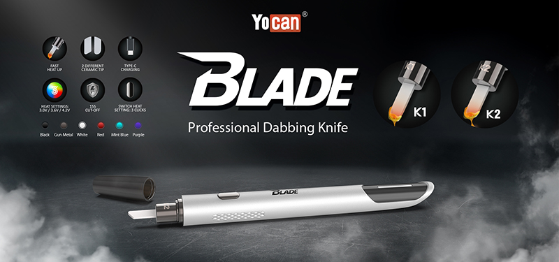Hot Knife Dabber Tool - Yocan Blade Dab Knife: White