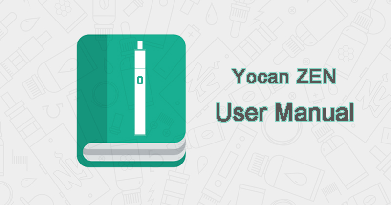 Yocan Zen manual divided into covers