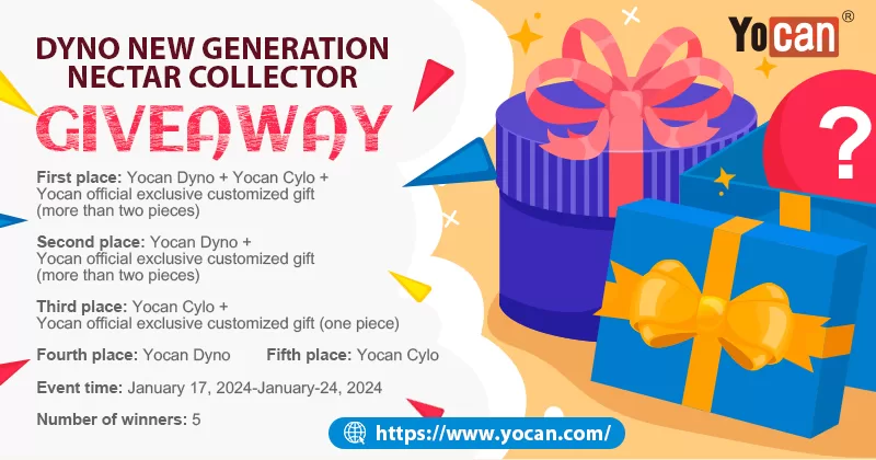 Yocan Dyno New Generation Portable Nectar Collector Giveaway