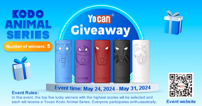 Yocan Kodo Animal Series Giveaway Event content