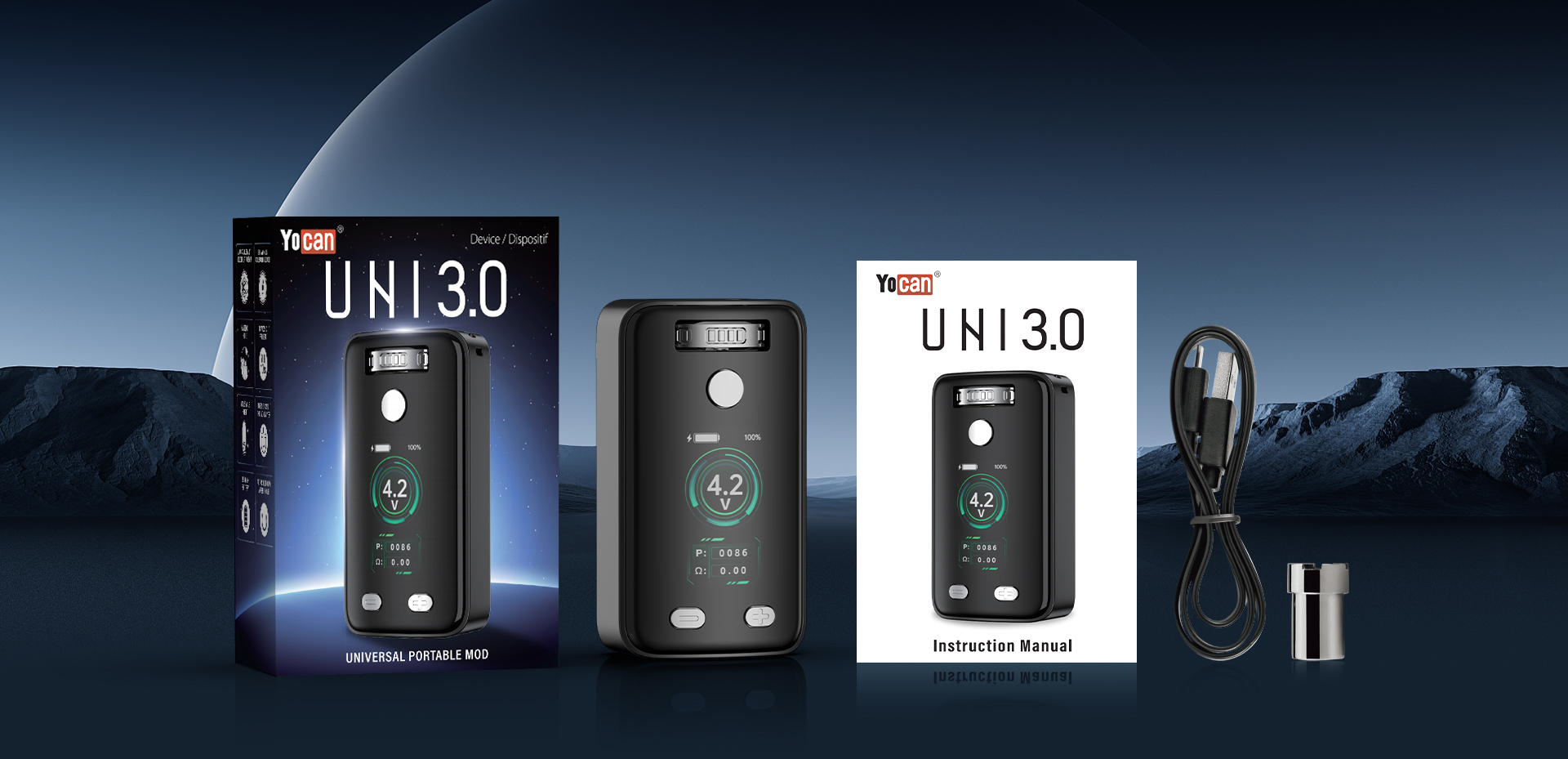 Yocan Uni 3.0（canada Package Contents）