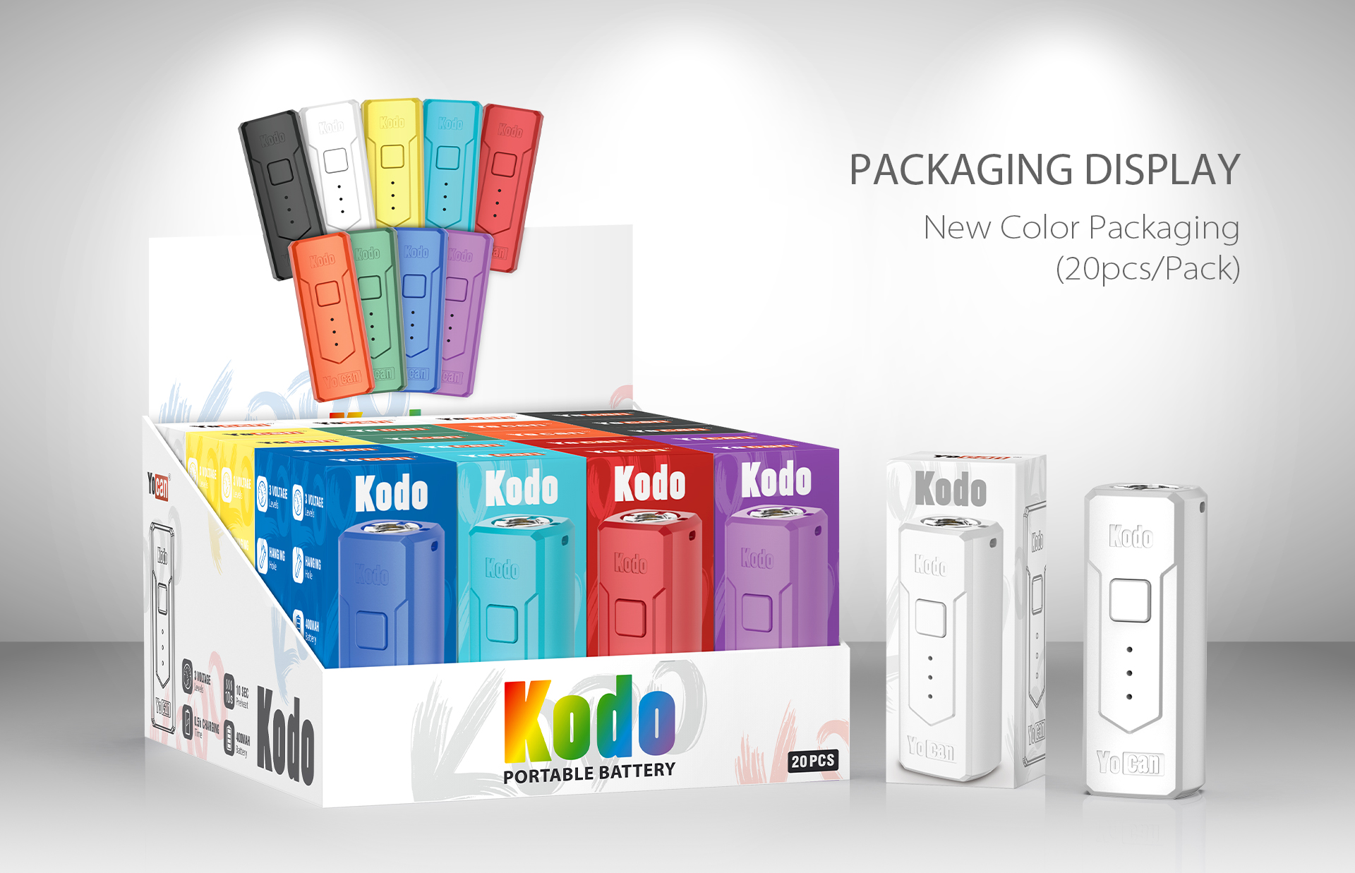 Yocan Kodo 20 PCS pack Packaging