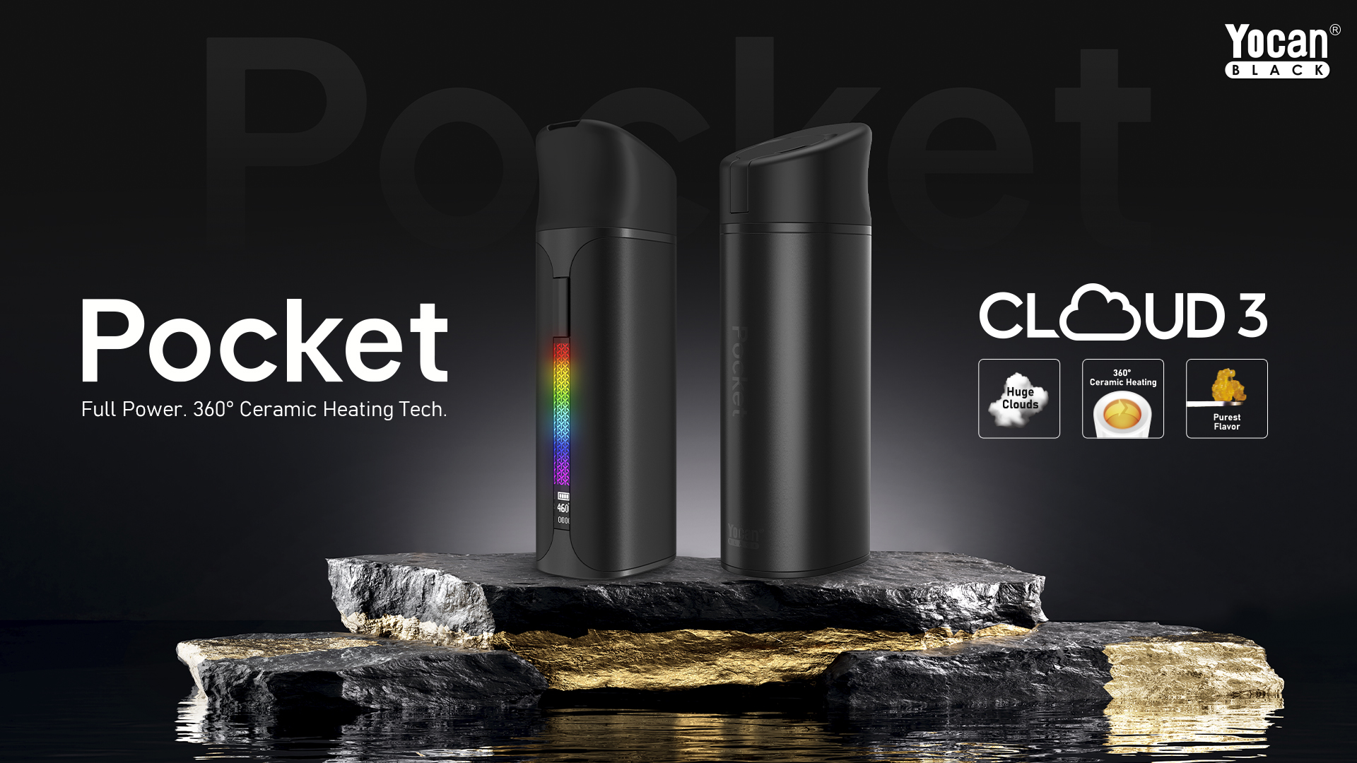 Yocan Black Pocket Concentrate Vaporizer