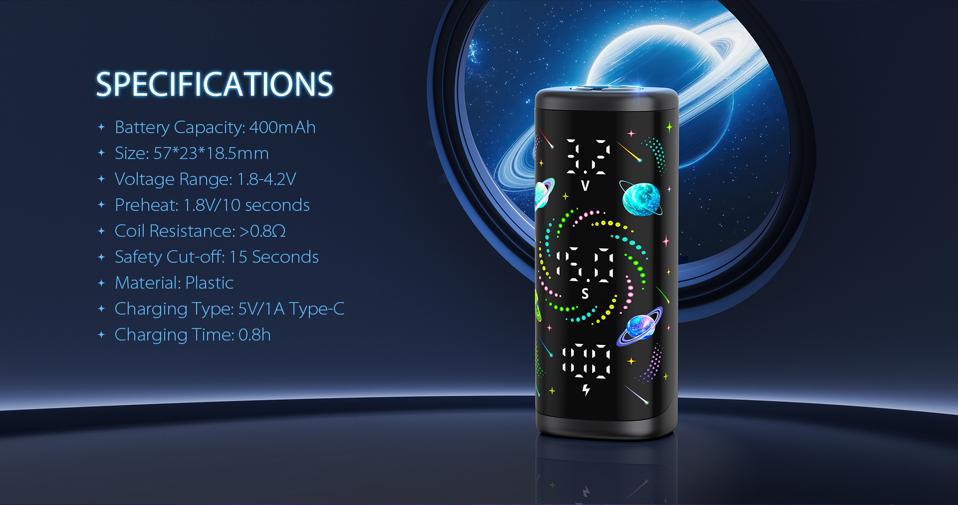 yocan kodo star Basic parameters