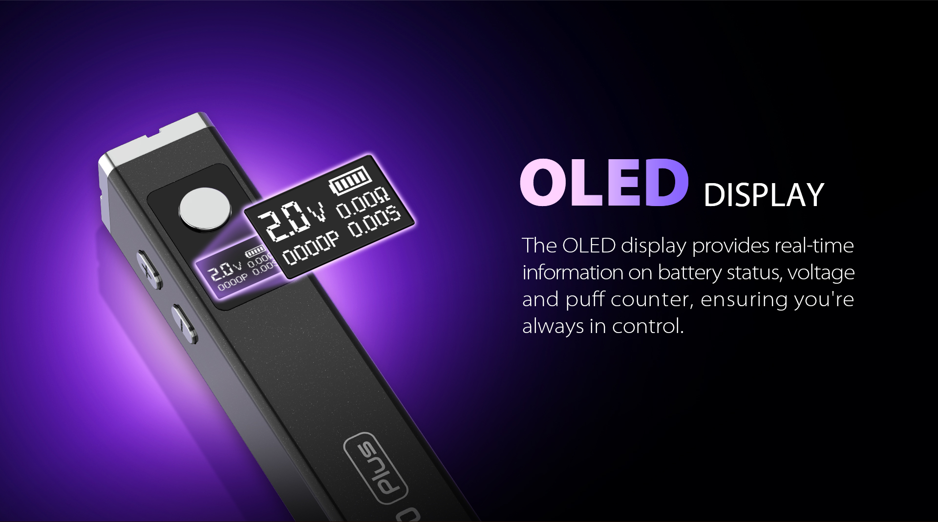 Yocan Flat 2.0 with text 01