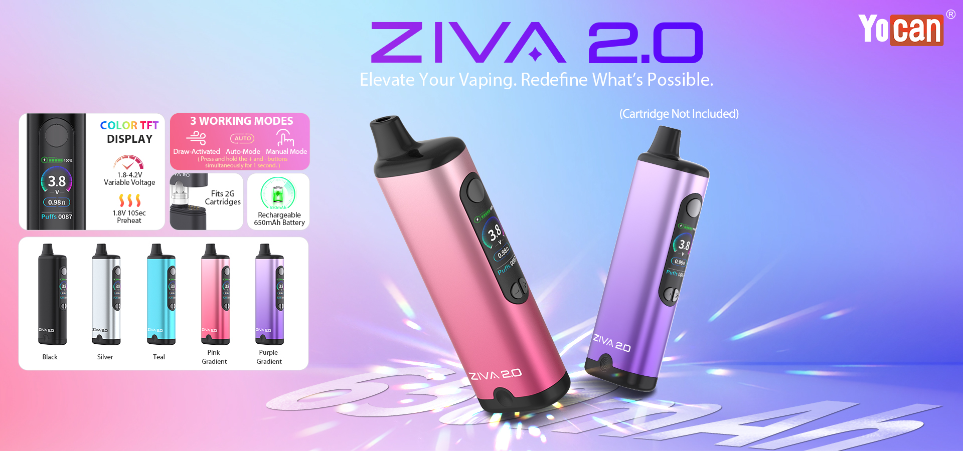 Yocan ziva 2.0 fly 2